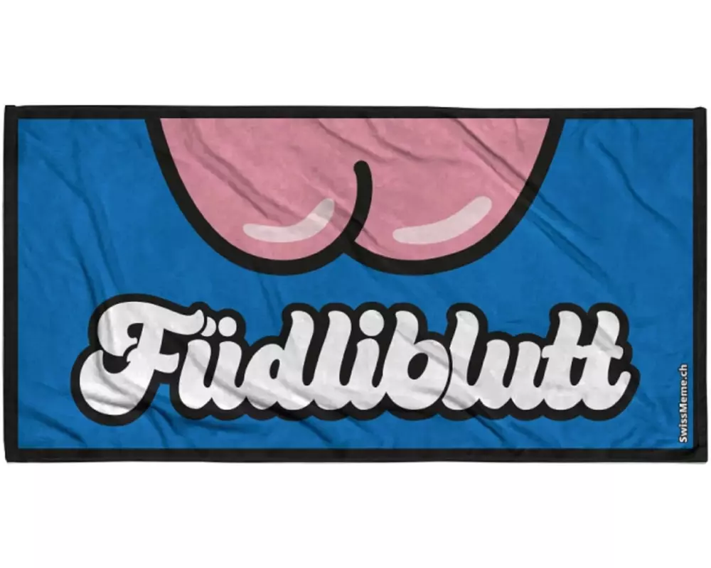 Swissmeme Badetuch Füdliblutt 76 x 152 cm