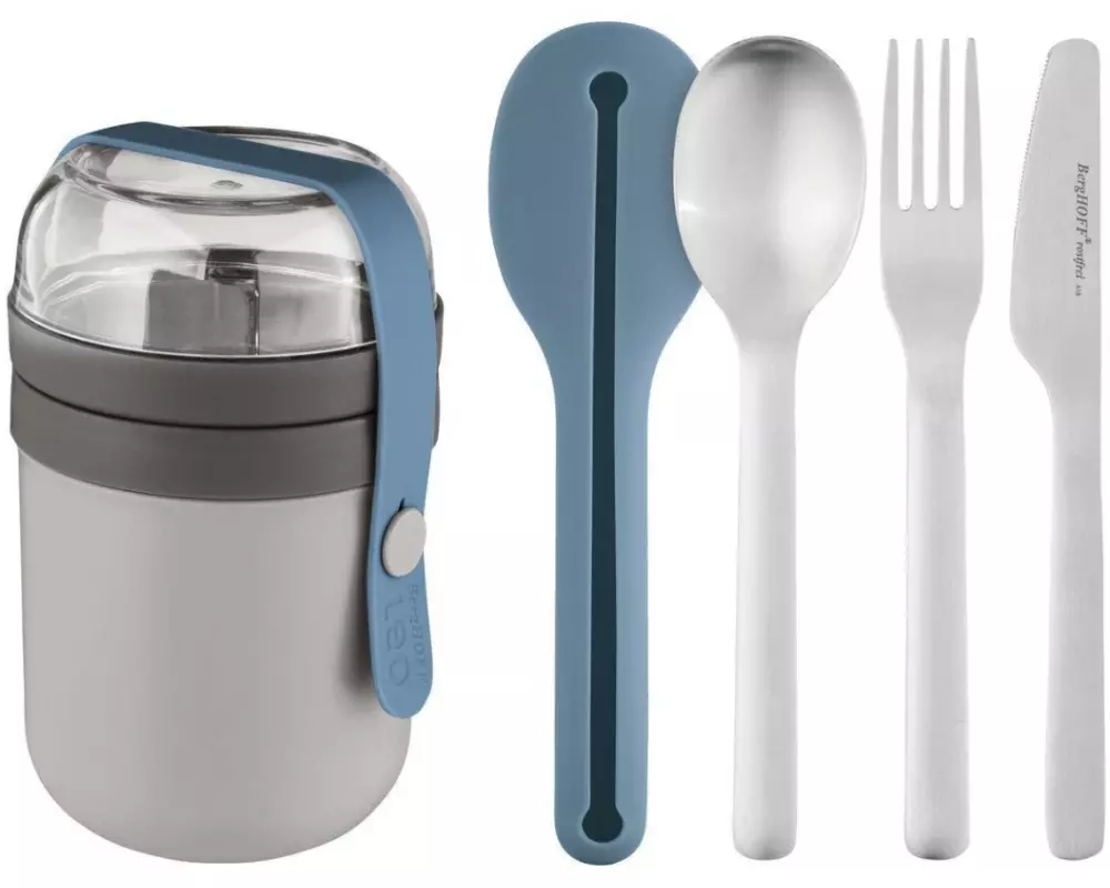 BergHOFF Lunchbox Leo Blau/Grau