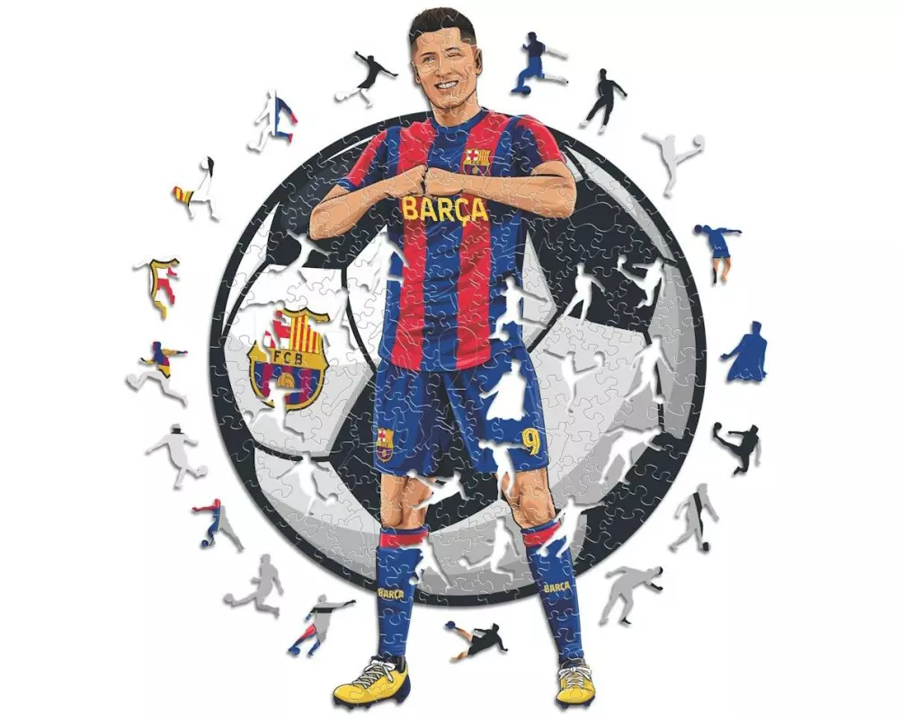 Iconic Puzzle FC Barcelona – Robert Lewandowski