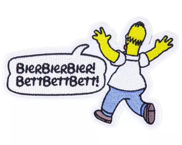 Swissmeme Aufnäher BeerBeerBeer! BedBedBed!