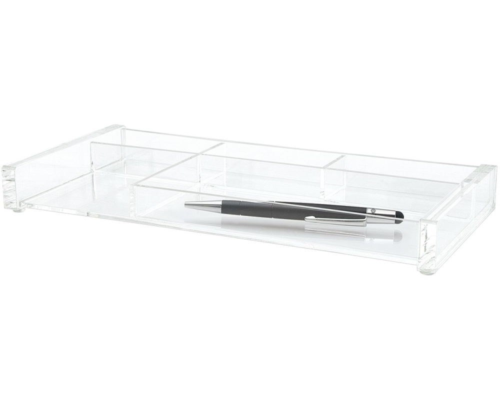 WEDO Stifteschale CRISTALLIC 601616 27x3x12.5cm Acryl transp.