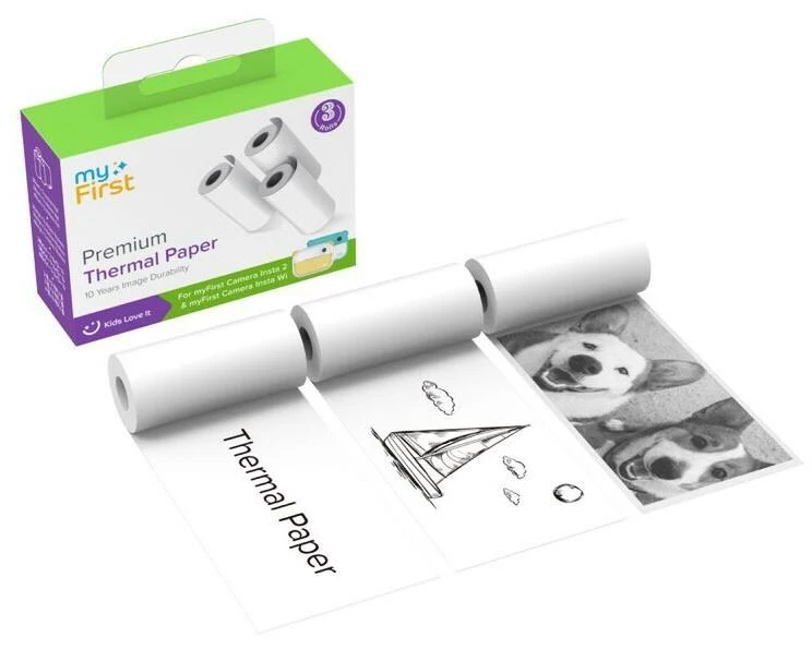 myFirst Thermopapier Thermopapier weiss 3 Rollen