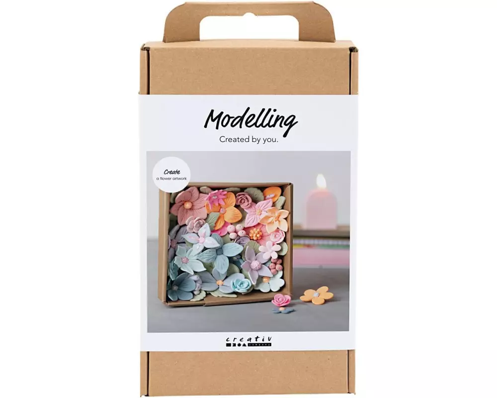 Creativ Company Bastelset Silk Clay Pastellfarben