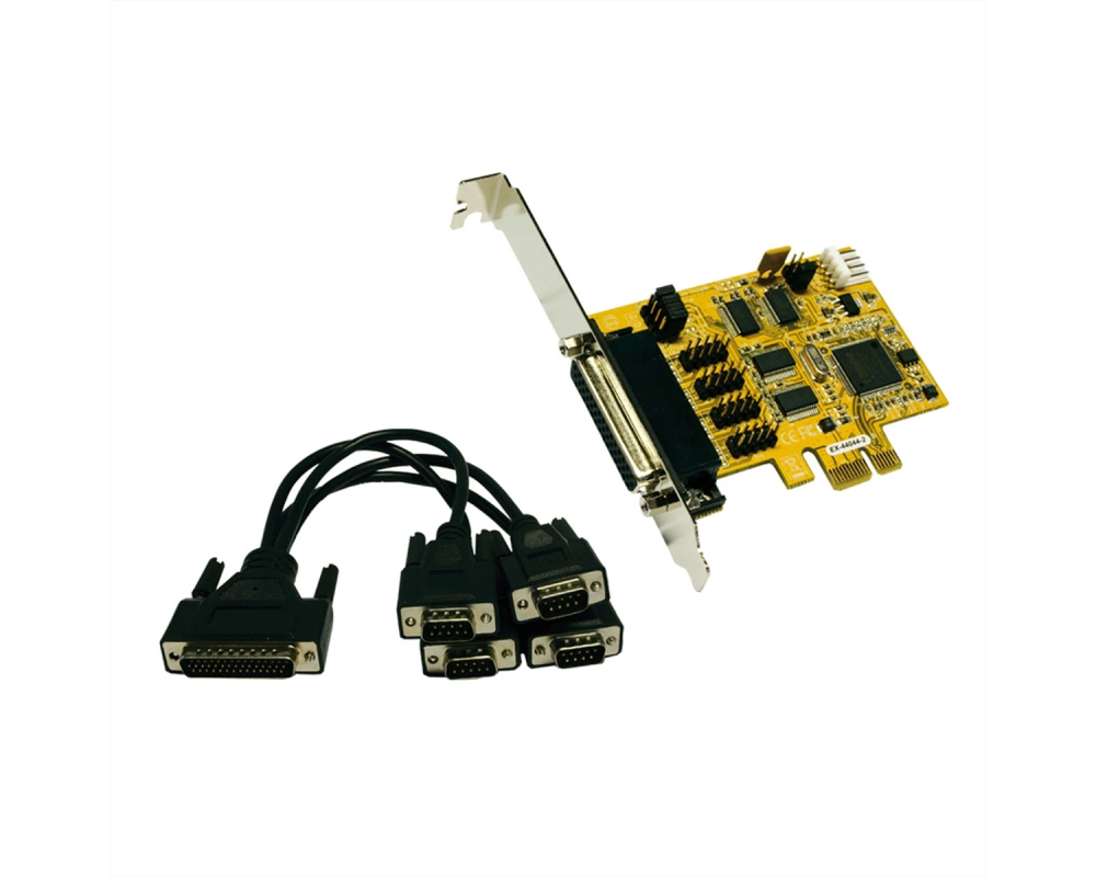 EXSYS EX-44044-2 PCI Express x1 Karte 4x seriell RS-232