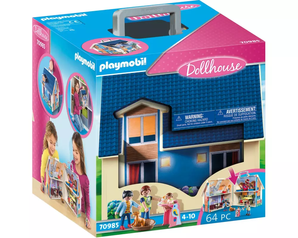 Playmobil Dollhouse Mitnehm-Puppenhaus 70985
