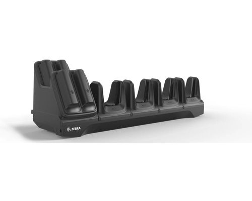 Zebra CRD-MC2X-4SC4BC-01 Ladegerät für Mobilgeräte Tragbarer Rechner Schwarz AC Drinnen