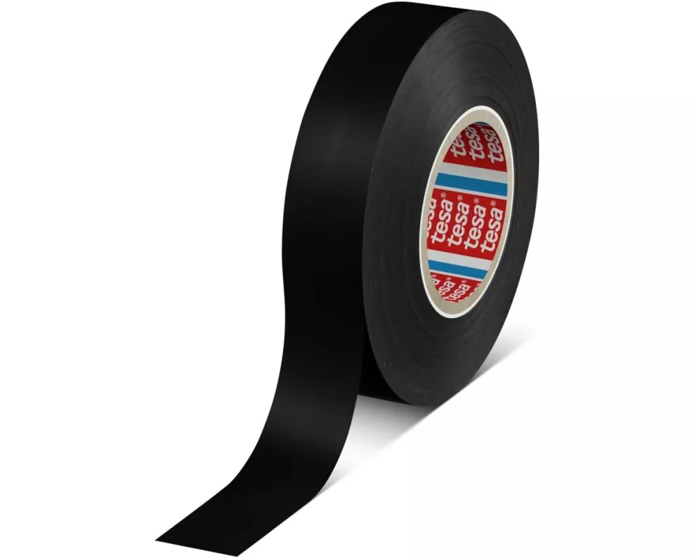 tesa Tesaflex Premium 4163 30 mm x 33 m, Schwarz