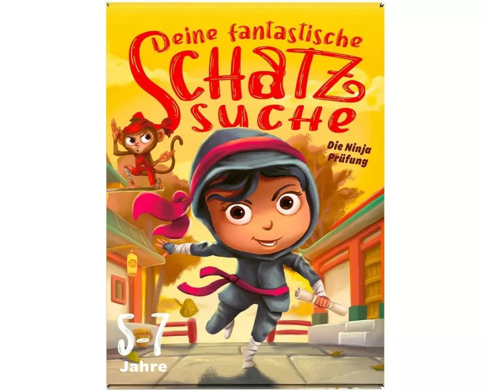 Deine Fantastische Schatzsuche Partyspiel Die Ninjaprüfung-DE-