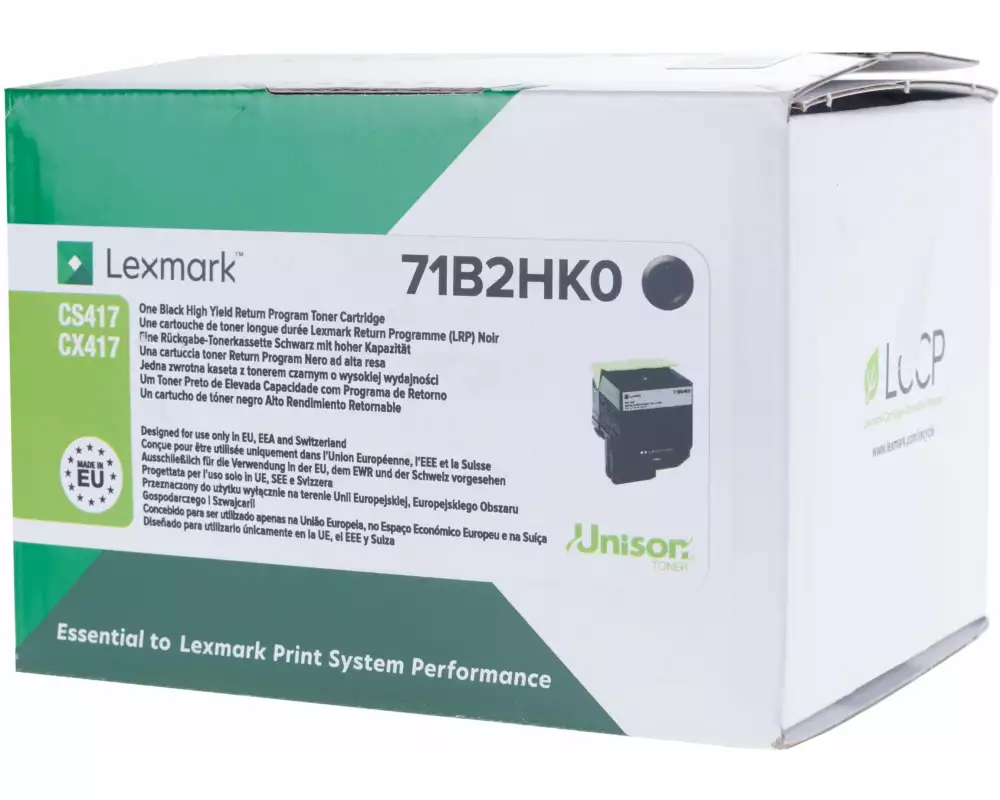 Lexmark Toner 71B2HK0 Black