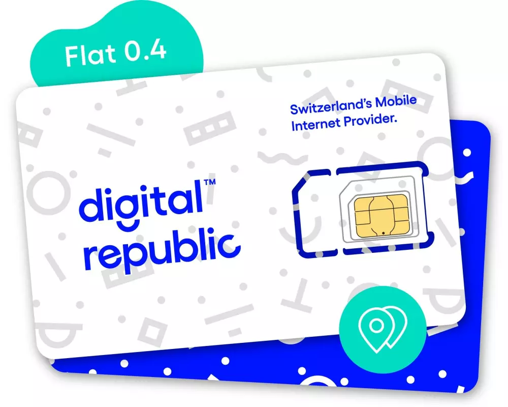Digital Republic SIM-Karte Unlimitiert Internet für 30 Tage – Low Speed