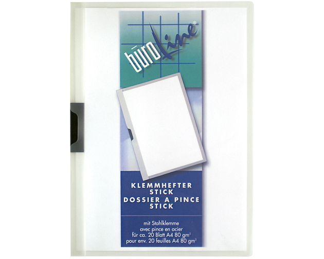 BÜROLINE Klemmhefter A4 667291 transparent