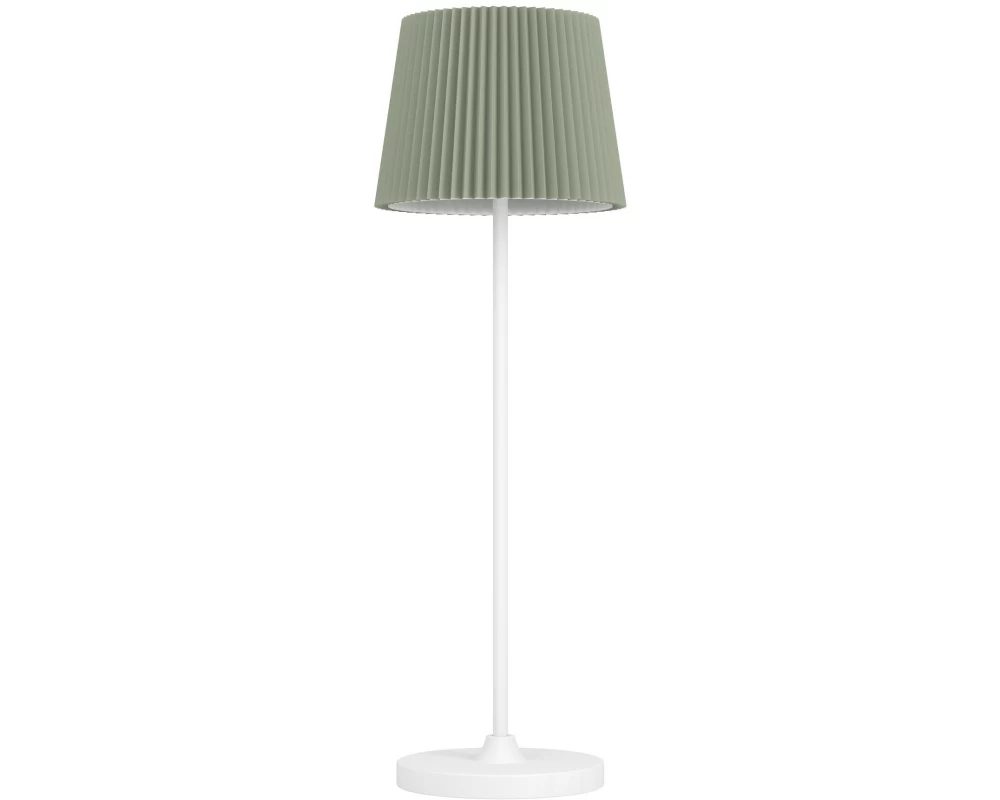 EGLO Leuchten Tischleuchte Leonero Akku H:370 LED-CCT Touch Grün/Weiss