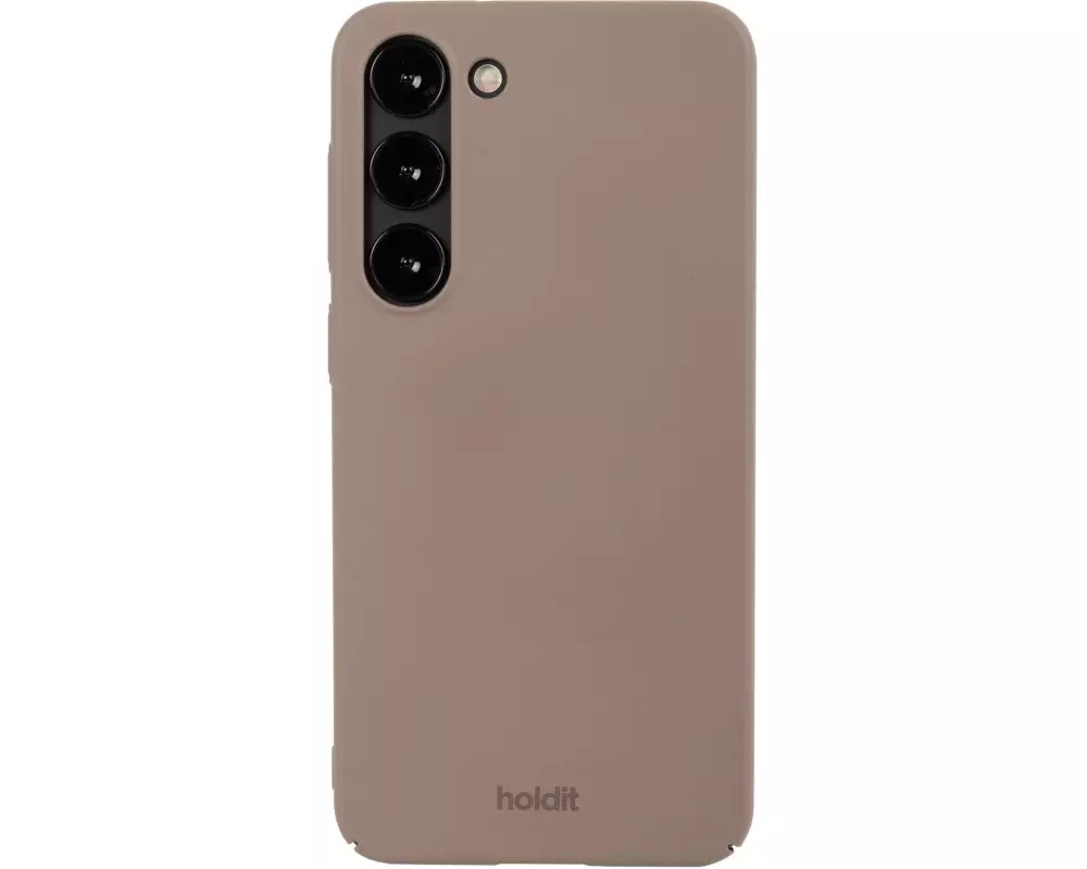 Holdit Back Cover Silicone Galaxy S24 Braun