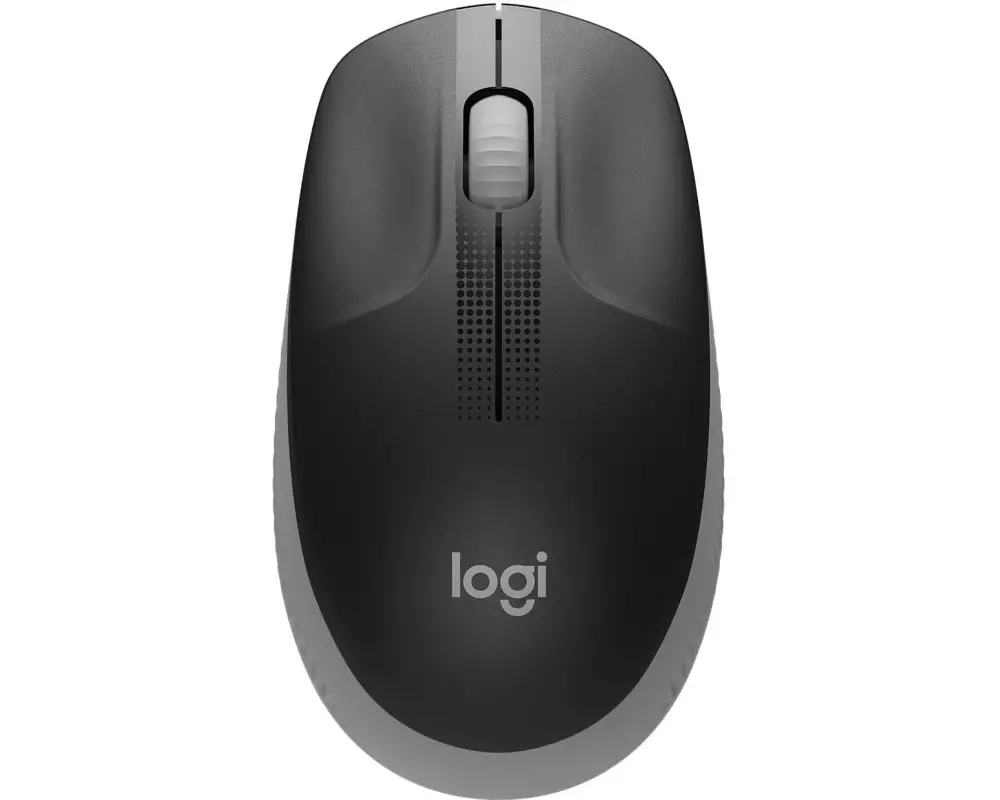Logitech Maus M190 Grau/Schwarz, kabellos