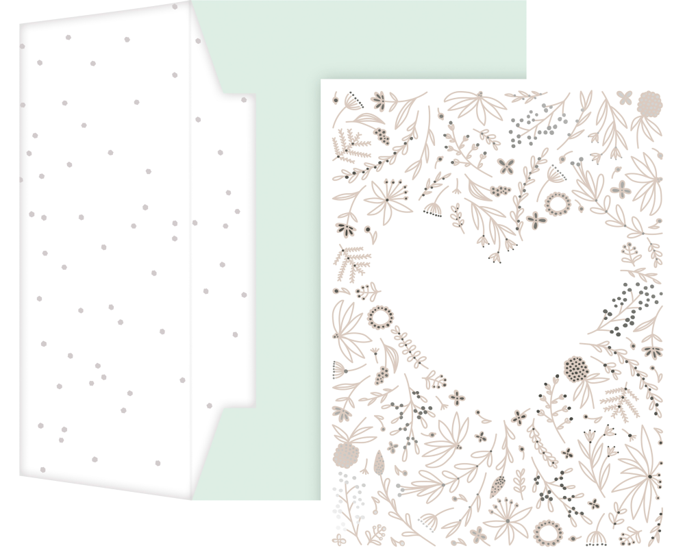 STEWO Geschenkkarte Eldana A6 2581510051 silber