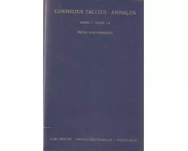 Cornelius Tacitus: Annalen / Buch 1-3