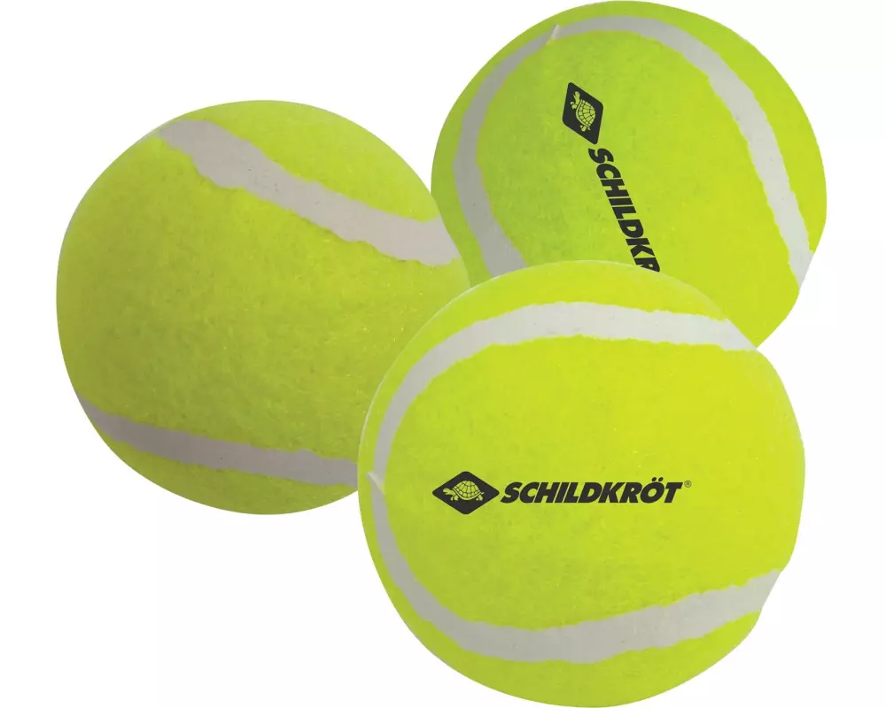 Schildkröt Funsports Schildkröt Tennisbälle 3er Polybag Gelb