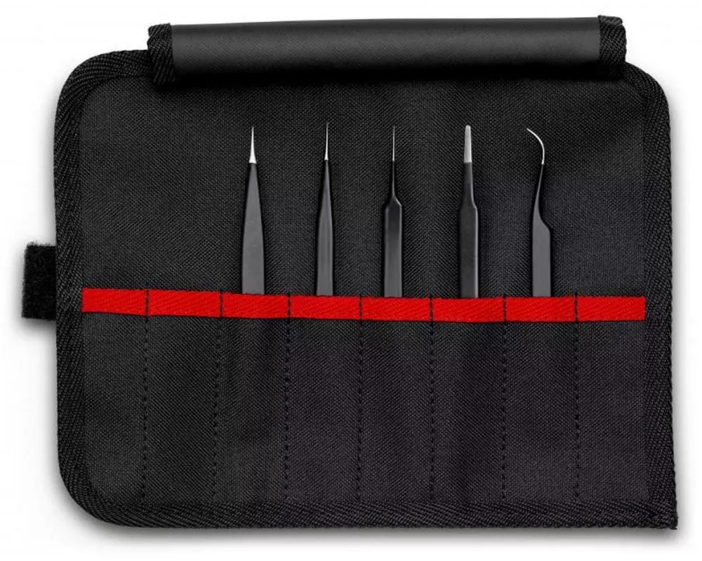 Knipex Pinzetten-Set Universal ESD 5-teilig