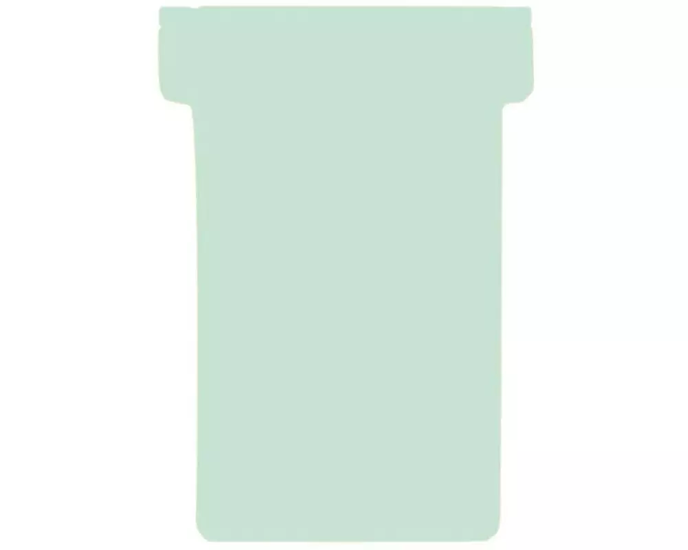 Franken T-Karten Grösse 2, Hellgrün, 100 Stück