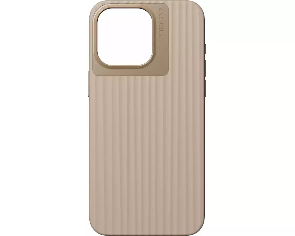 Nudient Back Cover Bold Case iPhone 15 Pro Max Linen Beige