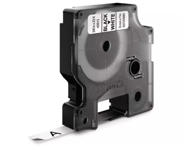 DYMO Beschriftungsband D1 Schwarz auf Weiss