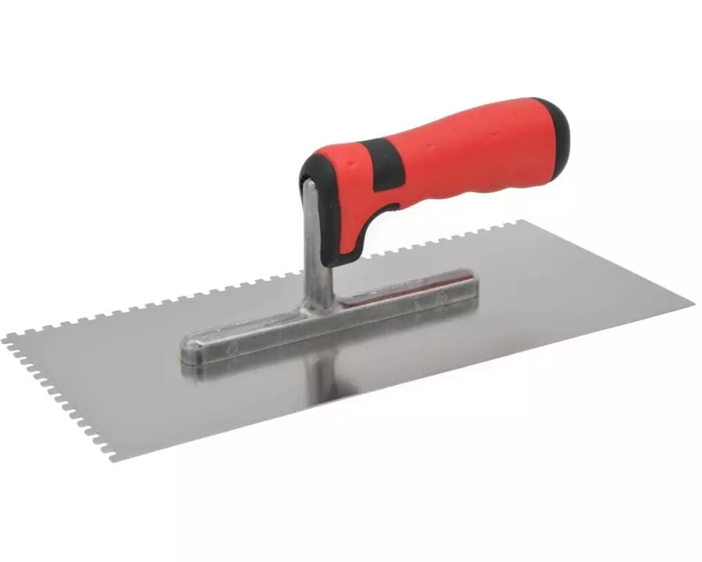 Laser & Tools Glättekelle 4 x 4 gezahnt 280 x 130 mm