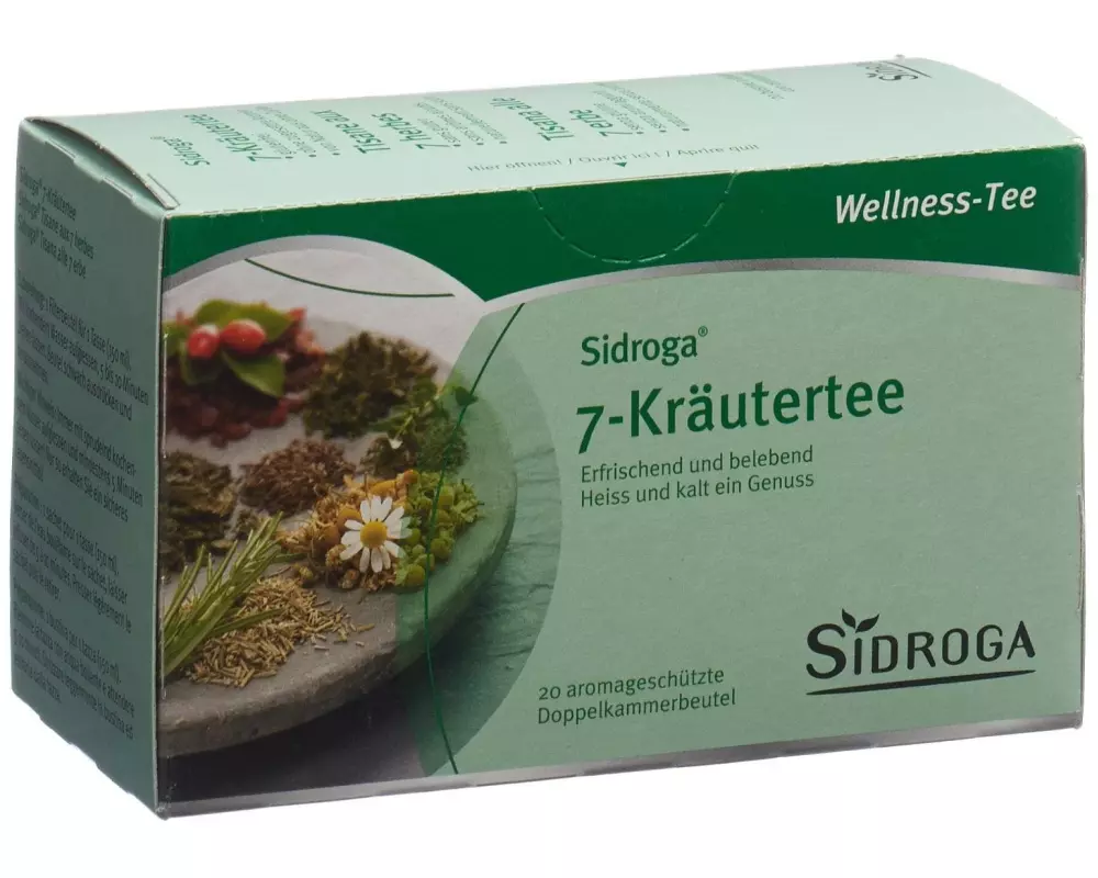 SIDROGA Teebeutel Wellness 7-Kräutertee 20 Stück