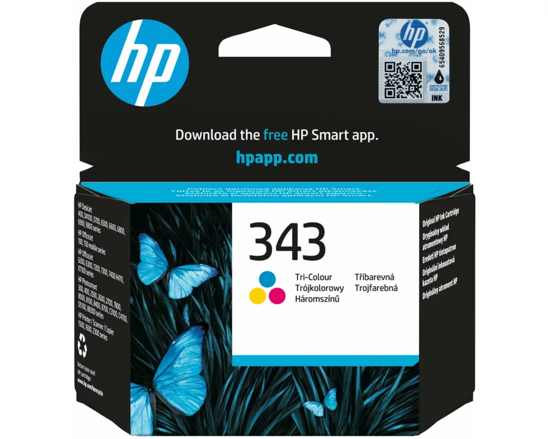 HP 343 Original Ink Cartridge tri-color 7ml 330 Pages