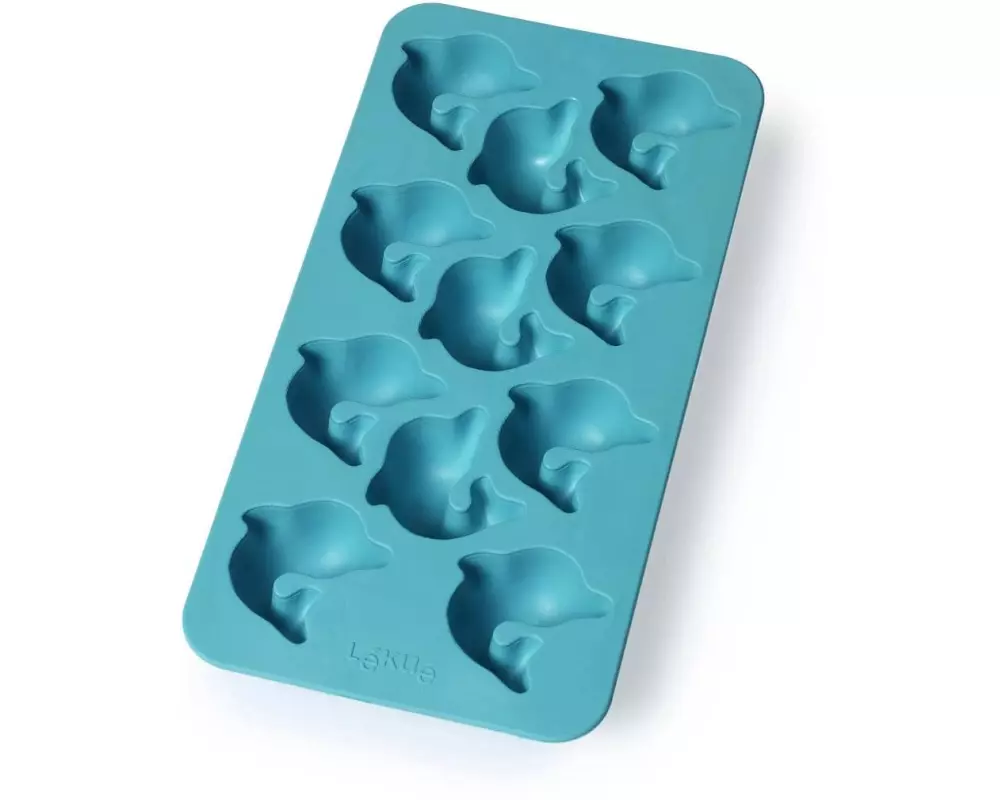 Lékué Eiswürfelform Delphin Türkis