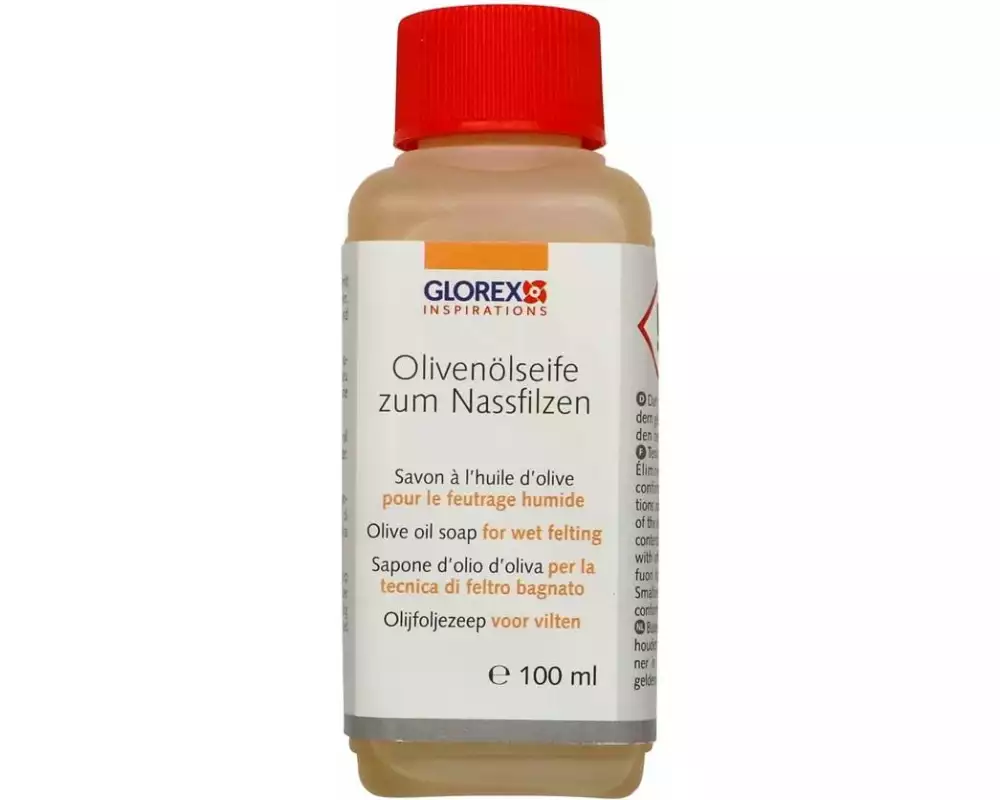 Glorex Nassfilzen Olivenölseife, 100 ml