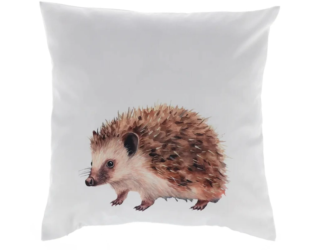 Esschert Design Outdoor Kissen Aquar. Igel 50 x 50 cm, Braun