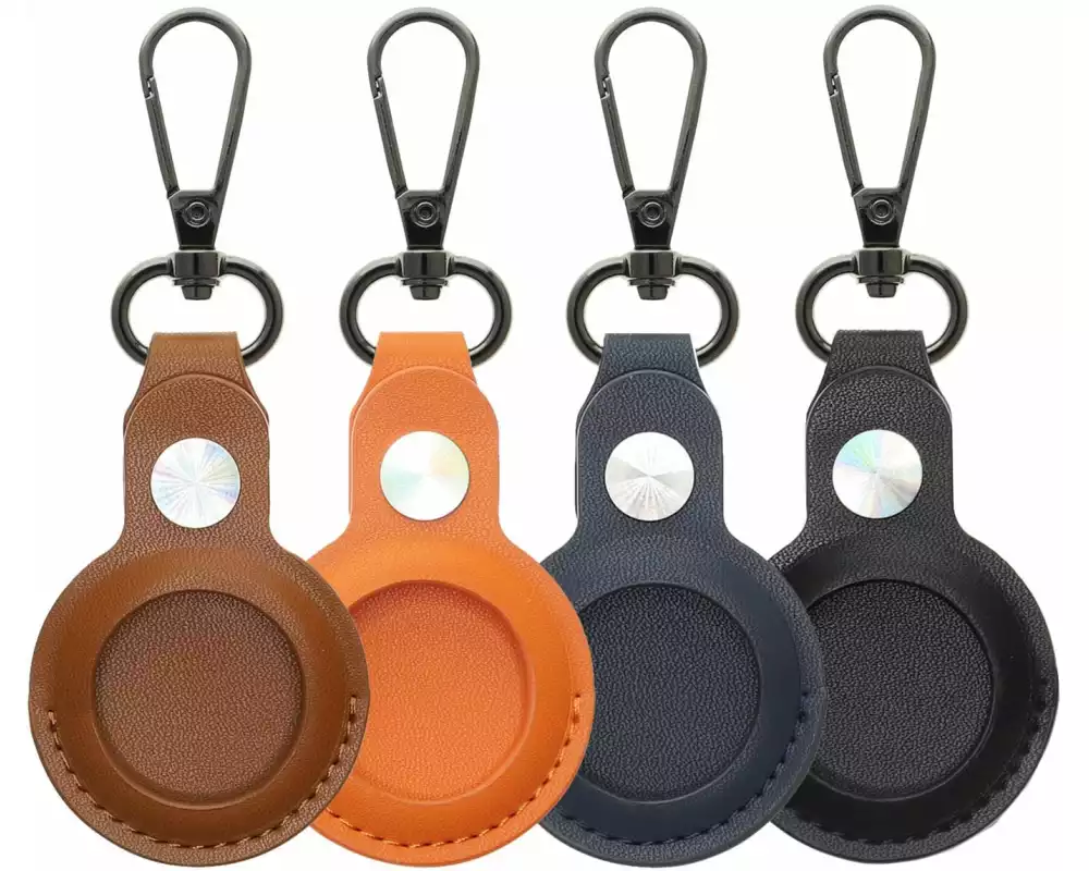4smarts AirTag Kunstleder Case Set 4 Stück