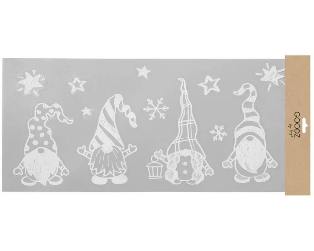 INGES CHRISTMAS DECOR Fensterbild Wichtel Kunststoff