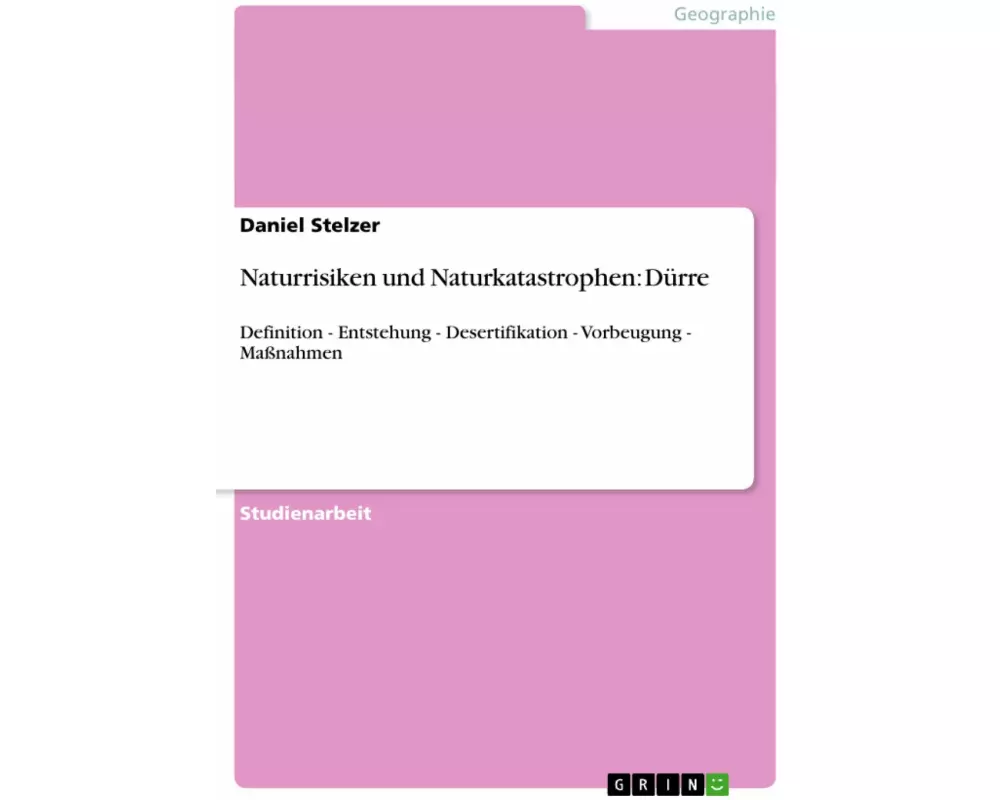 Naturrisiken und Naturkatastrophen: Dürre