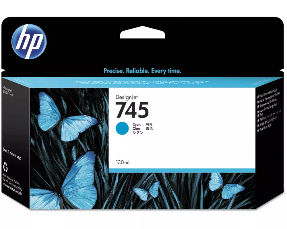 HP Tinte Nr. 745 (F9J97A) Cyan