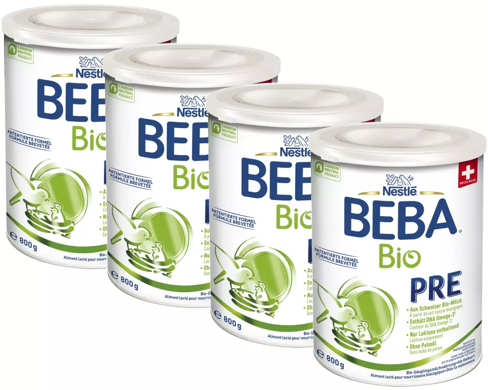 BEBA Anfangsmilch BEBA Bio PRE 4x 800 g