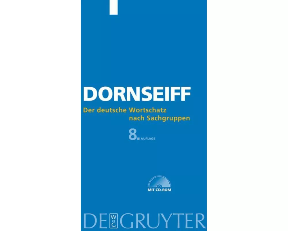 Der deutsche Wortschatz nach Sachgruppen