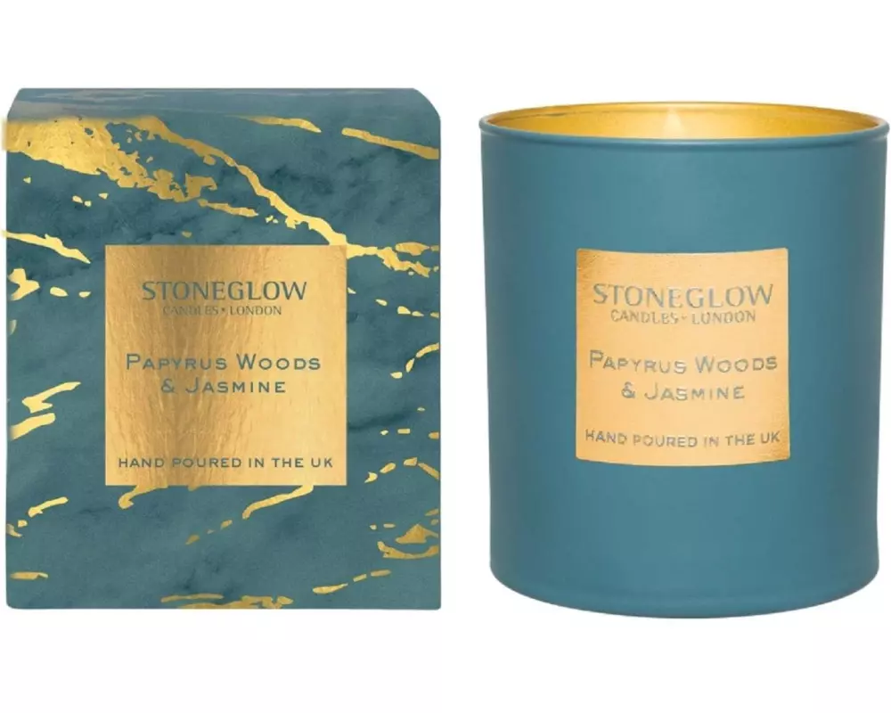 Stoneglow Duftkerze Papyrus Woods 350 g
