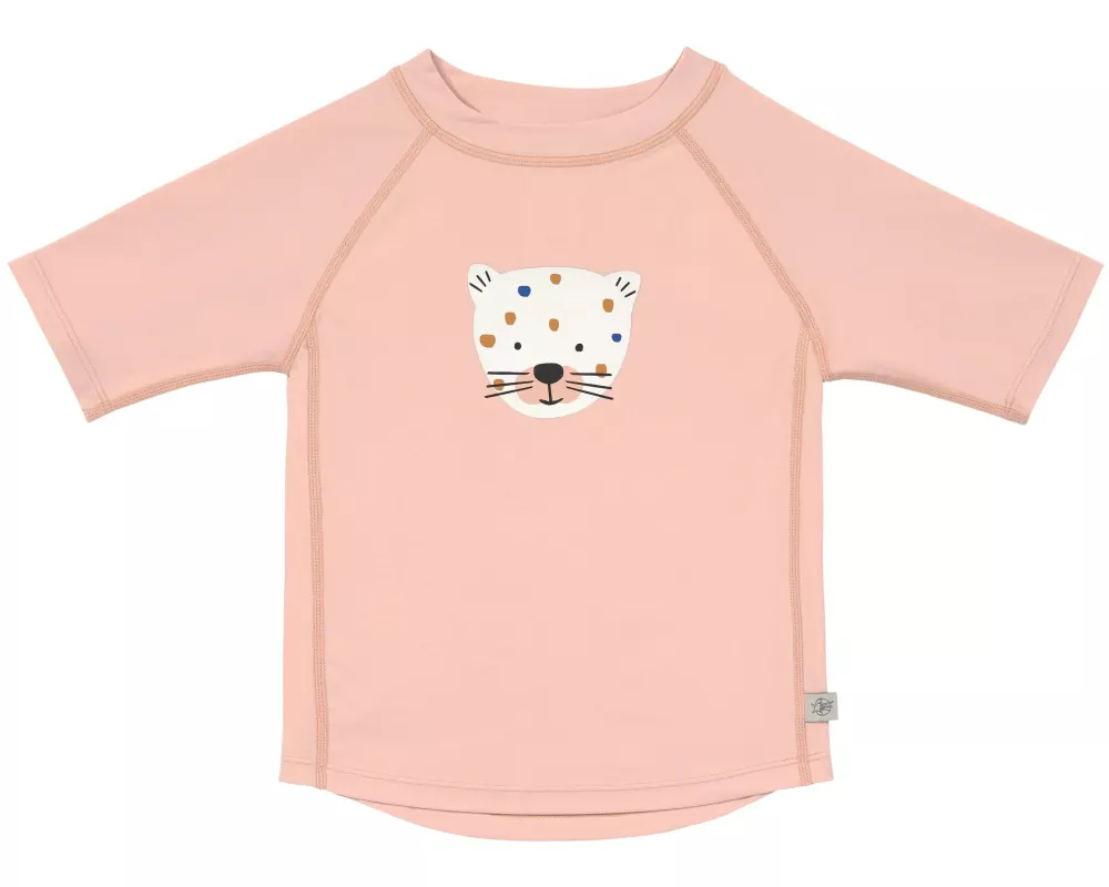 Lässig UV-Shirt kurzarm Leopard Pink Gr. 86