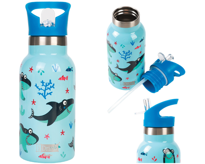I-DRINK KIDS Trinkflasche 350ml ID0506 Shark