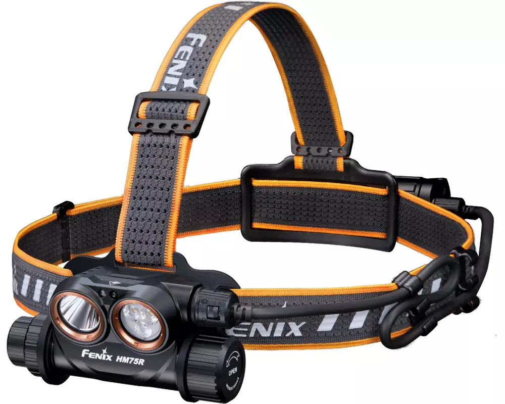 Fenix Stirnlampe HM75R Dunelgrau