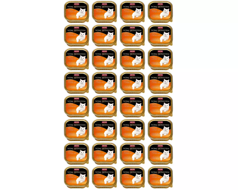 animonda Nassfutter Vom Feinsten Adult Geflügel & Kalb,32 x 100 g