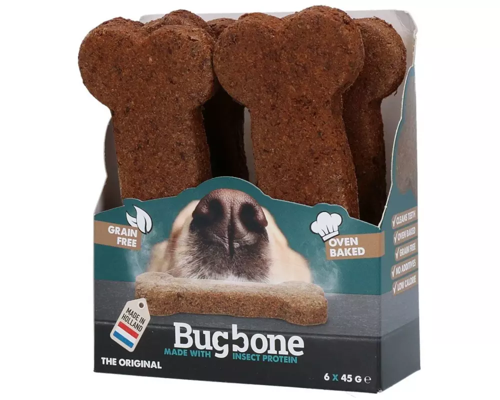 BugBone Leckerli Large 6 x 45g, mit Insektenprotein