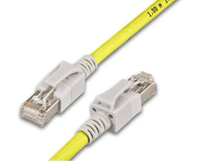Wirewin Patchkabel RJ-45 - RJ-45, Cat 6A, S/FTP, 1.5 m, Gelb