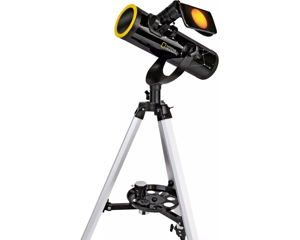 National Geographic Teleskop mit Sonnenfilter 76/350