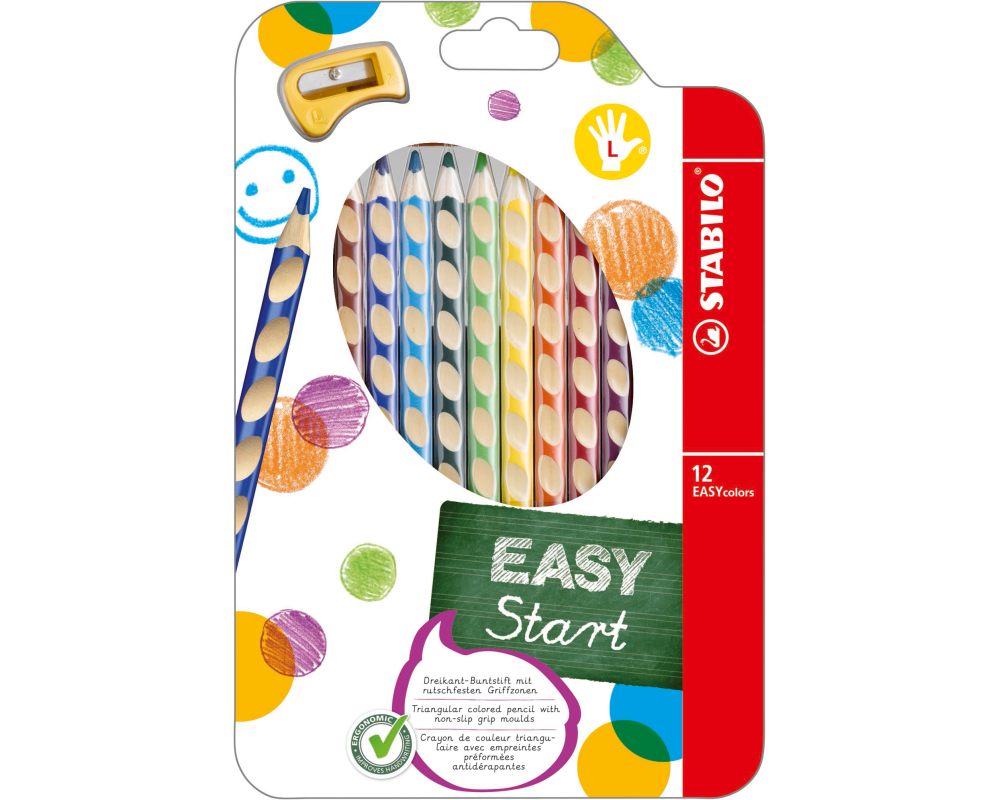STABILO Farbstifte EASYcolors 331/12 12 Farben L