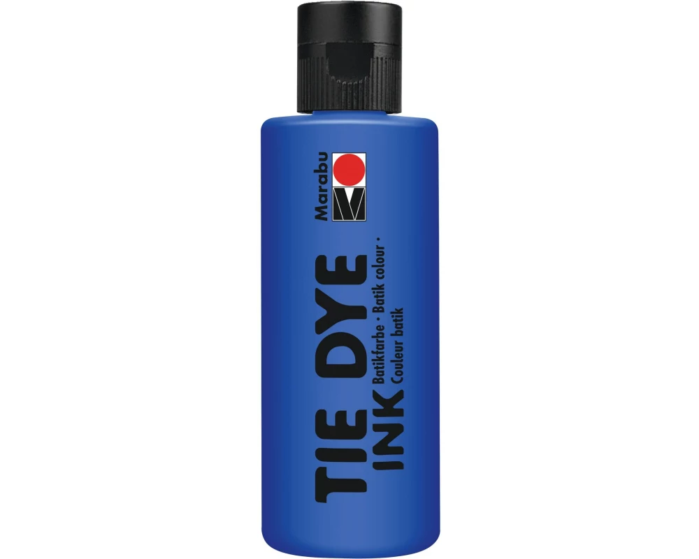 Marabu Textilfarbe Tie Dye Ink, 80 ml, 053 Dunkelblau