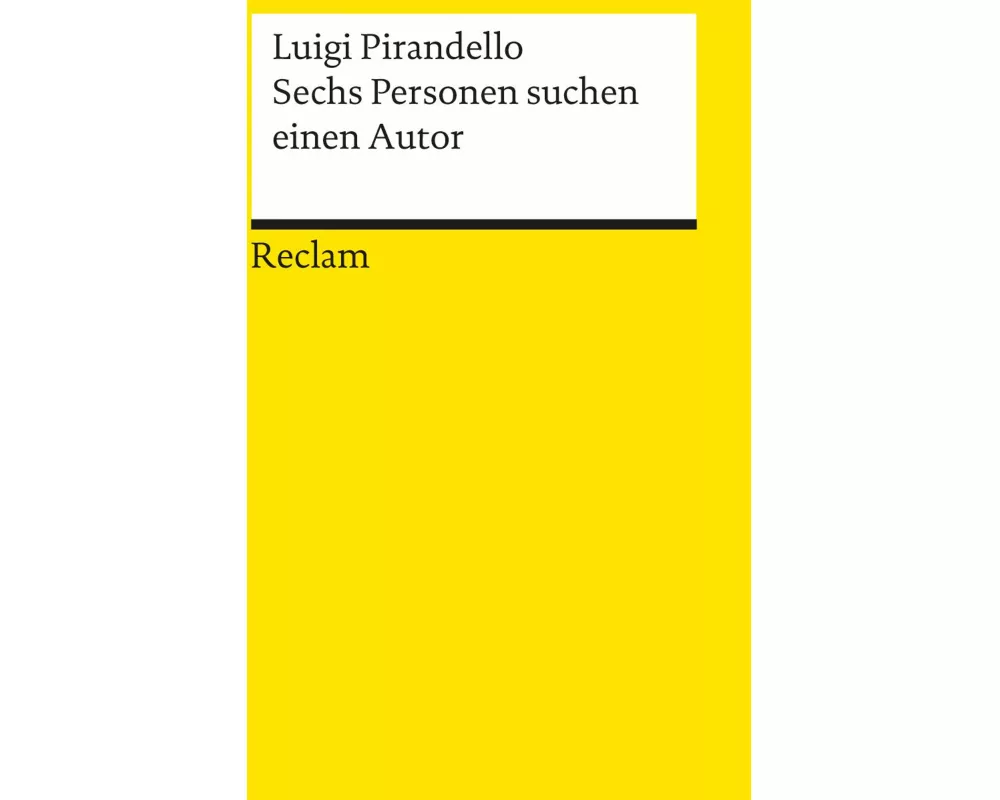 Sechs Personen suchen einen Autor