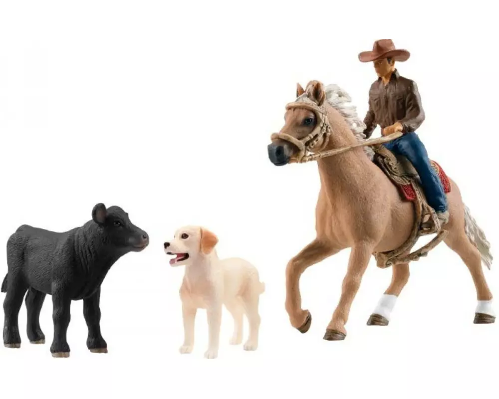 Schleich Spielfigurenset Farm World Westernreiten
