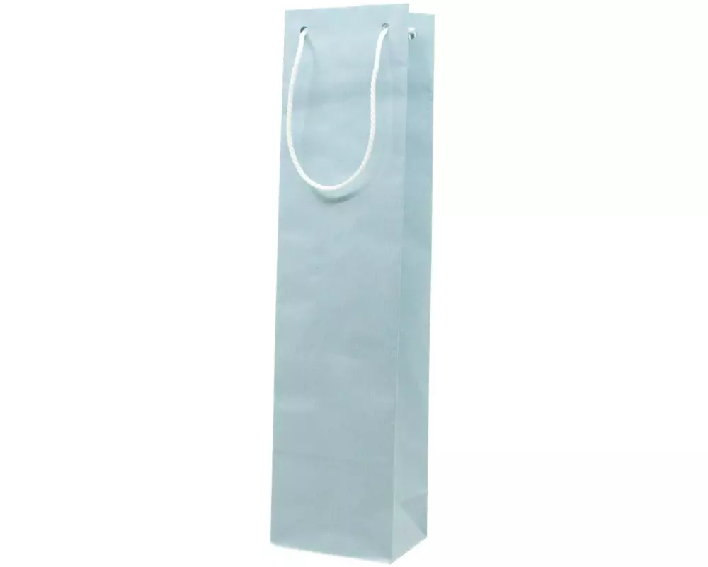 Braun + Company Flaschentasche Uni Hellblau 9 x 36 x 7 cm